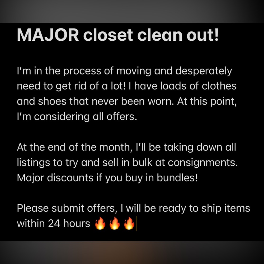 HUGE Closet clean out